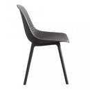 Sedia da Giardino Vichy 55x46,5x85 h cm in Plastica Taupe