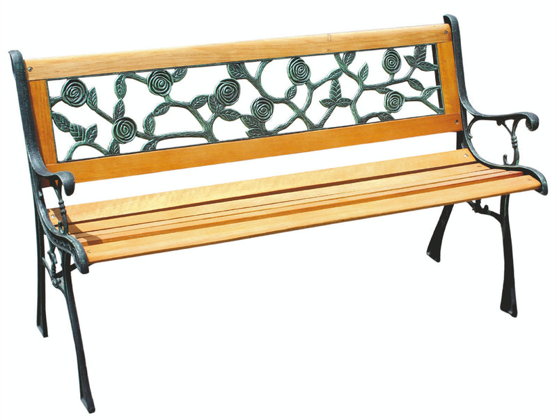 Panca da Giardino in Ferro e Legno Soriani