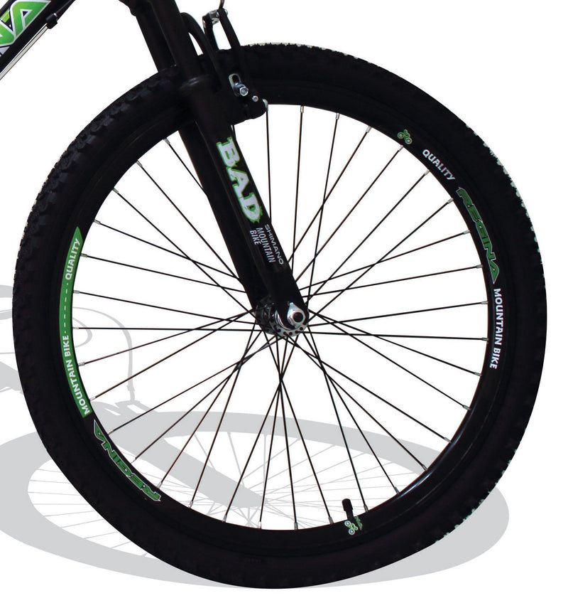 Bicicletta Mountain Bike MTB Ragazzo 26" 21V Kidfun Bad Nera