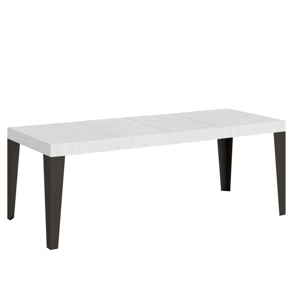 prezzo Tavolo Allungabile 180/284x90x77 cm Flame Premium Bianco Frassino