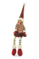 Set 2 Pupazzi Bambole in Tessuto 15x10x55 cm Soriani