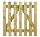 Cancello Recinzione Dritto Mini 100x100 cm in Legno Impregnato
