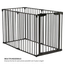 Recinto Modulare per Animali Domestici per Interno e Esterno 6 Pezzi 62.5x76 cm 