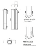 Fontana da Esterno con Tubo Dell'Acqua a Scomparsa Arkema Garden Surprise Cherry