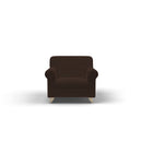 Copridivano Elasticizzato in Poliestere Leslie Marrone Varie Misure