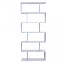 Libreria Alana 80x23,5x190,5 h cm in Truciolare bilaminato Bianco