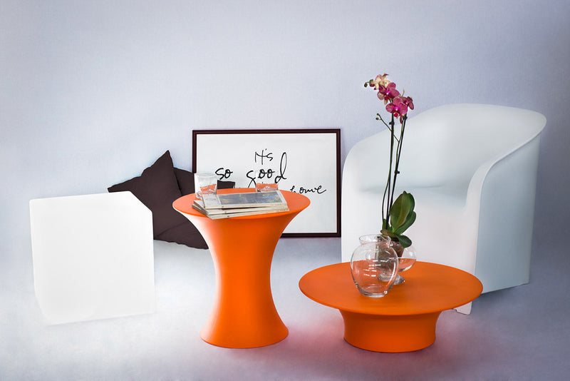 Poltrona Sedia da Giardino 69x72 cm in Resina Arkema Lady Bianco