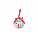 Set 14 Palle di Natale Ø7,5 cm in Polyfoam con Box Alberi e Stella di Natale