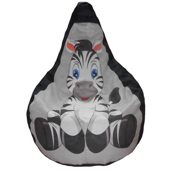 Pouf Bean Bag Sessel aus Polyester Design Zebra Avalli acquista