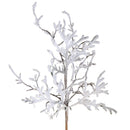 Set 6 Ramo Nudo con Neve H50 cm 