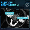 Macchina Elettrica per Bambini Licenza Mercedes-Benz EQA 12V con Telecomando Nero  