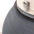 Camino a Bioetanolo Braciere da Pavimento Ø40xh54 cm per Interno ed Esterno Botticelli Ghisa Grigio