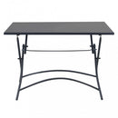 Tavolo Bristol 110x70x72 h cm in Acciaio Antracite