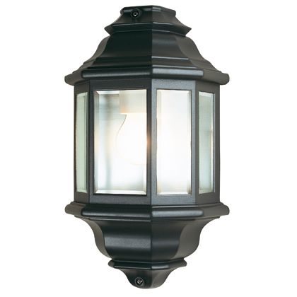 Große Bodenlampe Halblaterne Graue Farbe für Außenwand Sovil Line online