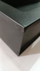 Camino a Bioetanolo da Incasso ad angolo 90x22,4x45 cm Sutri 90 DX Nero Seconda Scelta