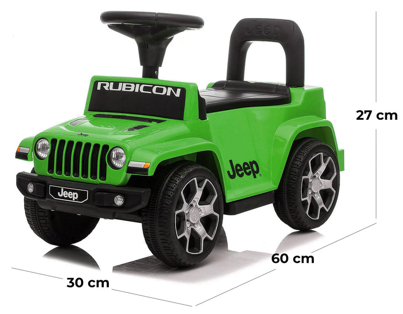 Macchina Cavalcabile per Bambini con Licenza Jeep Rubicon Verde