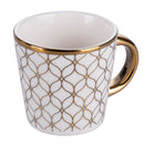 Set 6 Tazzine da Caffè Ø6x5,5 cm in New Bone China VdE Tivoli 1996 Charleston