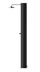 Doccia Solare da Giardino 70 L Soffione Eco Rain e Miscelatore Temporizzato Arno TN Nero Opaco 