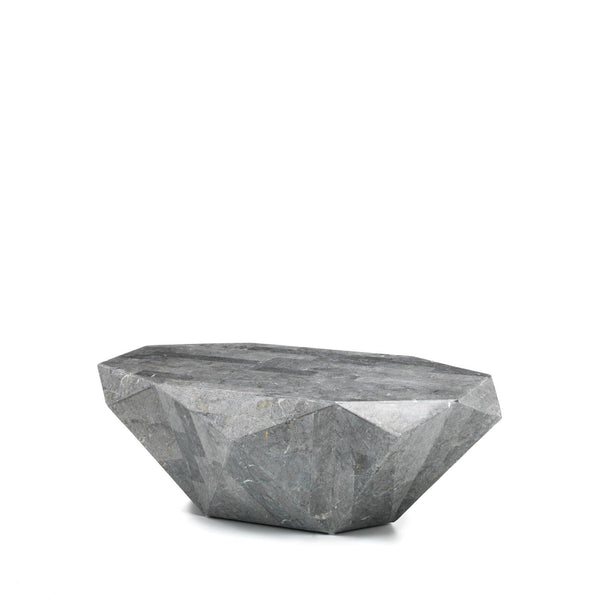 Tavolino da Soggiorno 120x70x40 cm in Pietra Fossile Diamond medium Grigio acquista