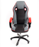 Sedia Poltrona Presidenziale da Gaming Ufficio in Similpelle Bozzini Sport Racing Rosso