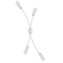 Plafoniera 4xE27 Montatura Verniciata Bianco E-Energy Daniela