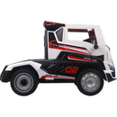 Camion Elettrico Truck con Rimorchio per Bambini 12V RC Bianco