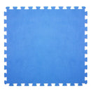 Tappeto Sottopiscina Morbido 6 Pezzi 60x60 cm Blu