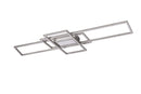 Plafoniera da Interno a LED in Metallo Nickel Opaco