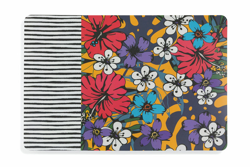 Set 6 Tovagliette 45x30 cm in Plastica Villa d'Este Home Tivoli Carribbean Queen