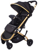 Passeggino Trolley Pieghevole per Bambini Barotti Primo XL Nero/Oro