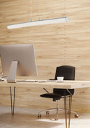 Lampada a Sospensione da Interno a LED in Metallo Cromo