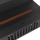 Camino a Vapore Elettrico Effetto Fuoco Invapo Inside C800 80x50x40 cm Nero      