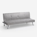 Divano Letto Clic Clac 172x75x73 cm in Tessuto Grigio