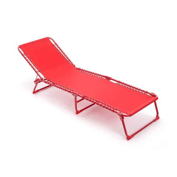 prezzo Faltbares Strandbett aus Oxford-Polyester Taddei Elas Rot