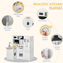 Cucina Giocattolo per Bambini 82x65x87 cm in Legno Bianco