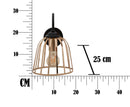 Lampada da Muro Elegant 16x25x28 cm in Ferro Nero e Oro
