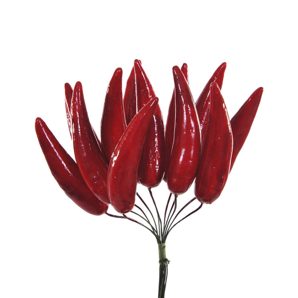 acquista Set 144 Peperoncini Artificiali H 13 cm