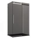 Box Doccia 3 Lati 1 Anta Scorrevole in Cristallo Fumè 8mm H195 Bonussi Alina Varie Misure