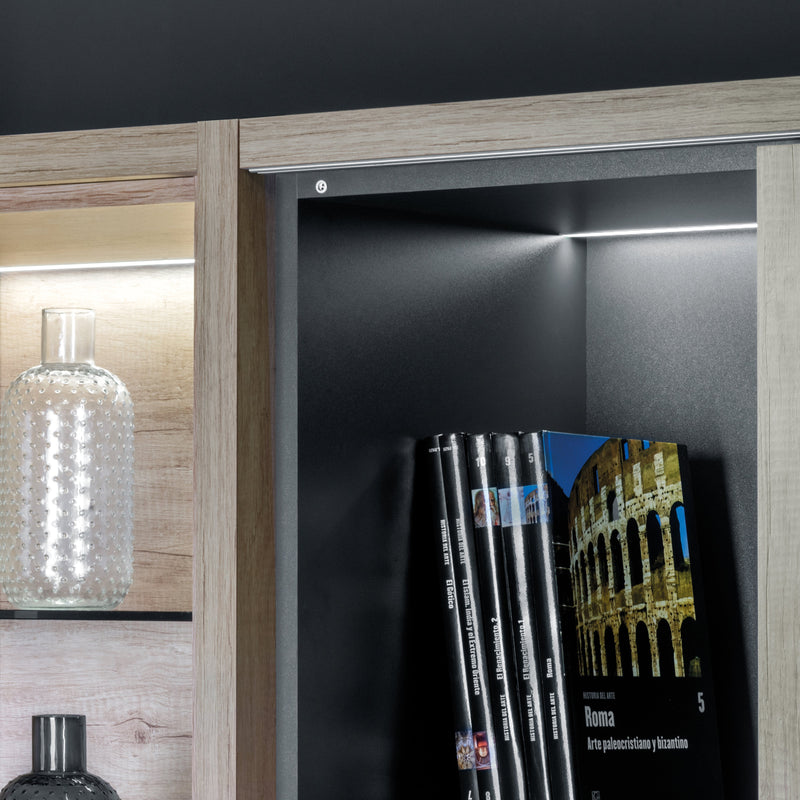 Kit Illuminazione Automatica Striscia LED 5 mt per Armadi e Mobili Emuca 