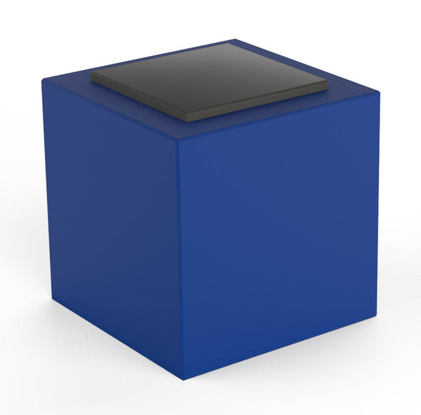 Pouf da Giardino 50x50 cm con Cuscino in Resina Arkema Iris Comfort Blue prezzo