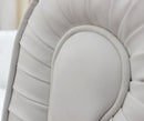 Divano 3  Posti Chesterfield 197x74x82 h cm in Similpelle Bianco