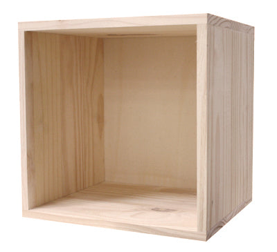 Pensile Libreria 1 Ripiano 36x30x36 cm in Legno di Pino Naturale prezzo
