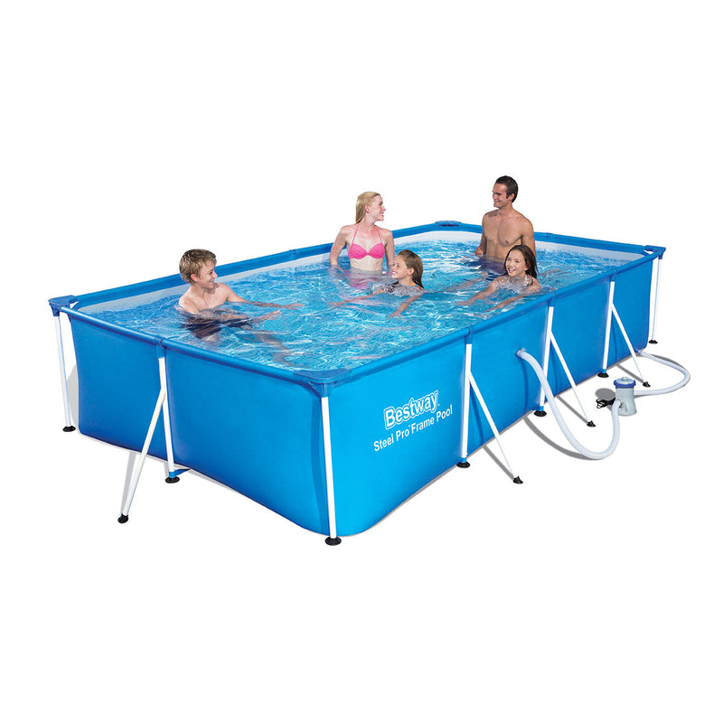Piscina Fuori Terra Fuori Terra Rettangolare H81x400x211cm Bestway Steel Pro Frame Pool 400