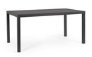 Tavolo da Giardino 150x80x75 cm in Alluminio Hilde Antracite