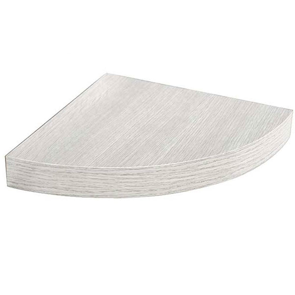 online Mensola Parete Angolare Scaffale Ripiano ad Angolo in Legno MDF Bianco 24x4cm