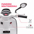 Scooter Elettrico per Bambini Licenza Ufficiale Piaggio Vespa 12V 4,5Ah Bianco       