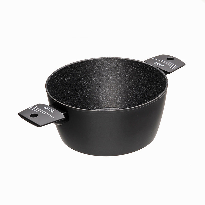 Casseruola Ø20 cm Antiaderente Induzione in Alluminio Effetto Pietra Moneta Yes (Zeus 2.0)