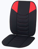 Coprisedile Anteriore Singolo 104x44 cm per Auto Universale Nero e Rosso