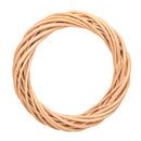 Set 6 Coroncine di Rattan Chiara Larghezza 30 cm