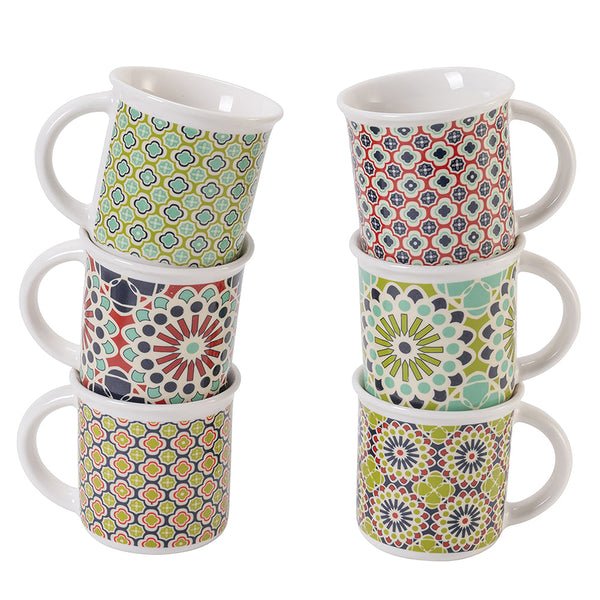 Set 6 Tazzine da Caffè Ø6,4x5,5 cm in Bone China VdE Tivoli 1996 Agadir online